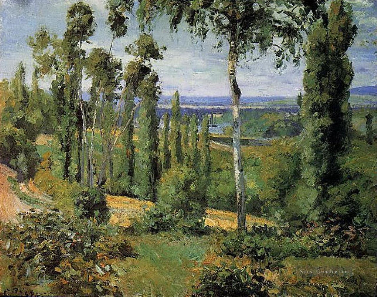 der Landschaft in der Nähe von Conflans Sainte Honorine 1874 Camille Pissarro Szenerie Ölgemälde